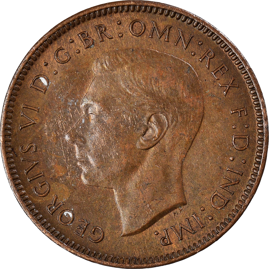 Moneda, Gran Bretaña, Farthing, 1942