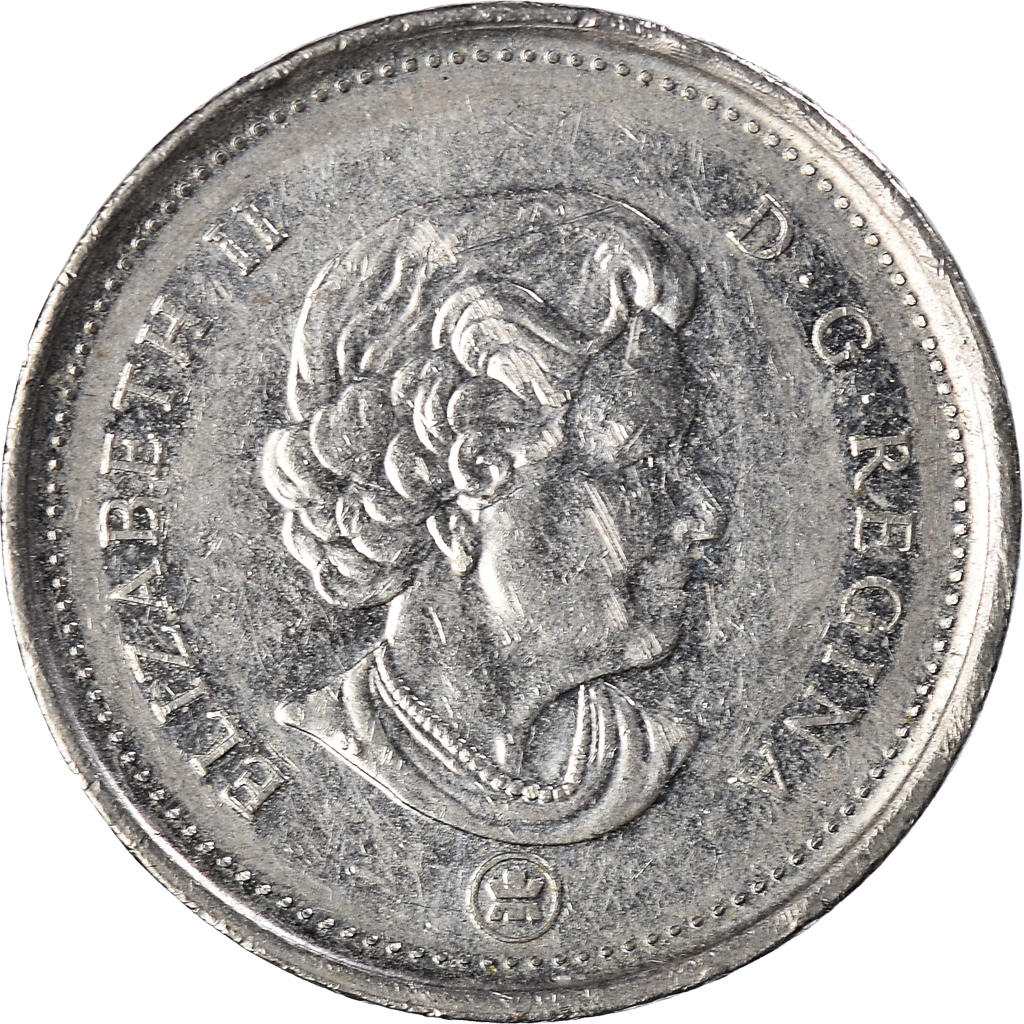 Coin, Canada, 5 Cents, 2009