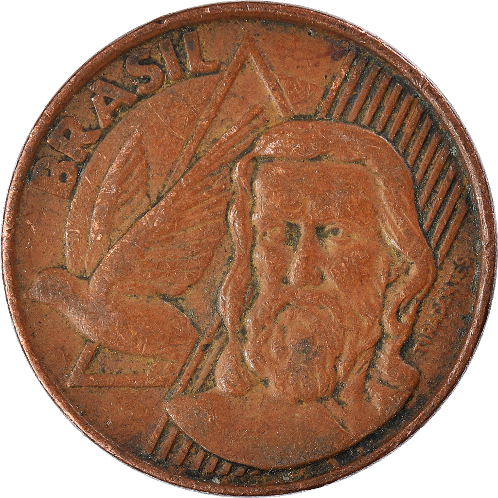 Moneda, Brasil, 5 Centavos, 1998