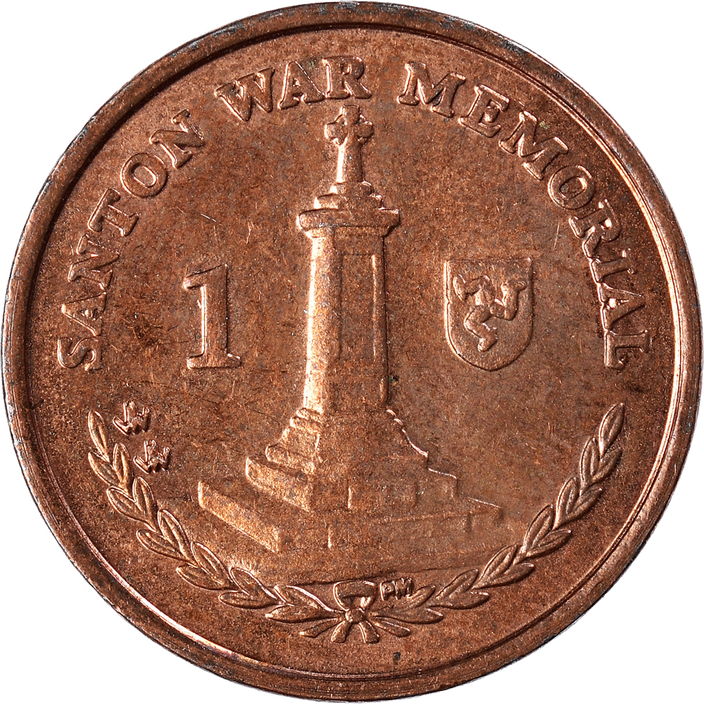 Coin, Isle of Man, Penny, 2015