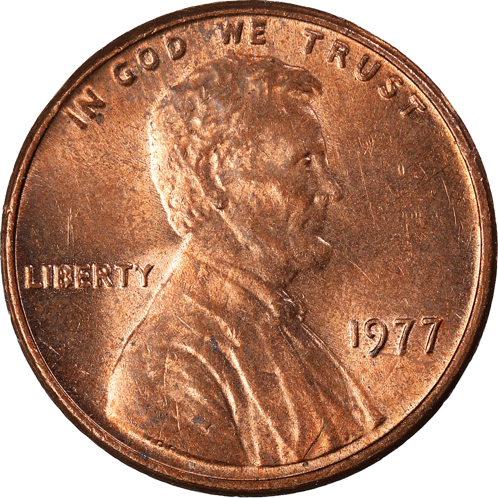 Moneda, Estados Unidos, Cent, 1977