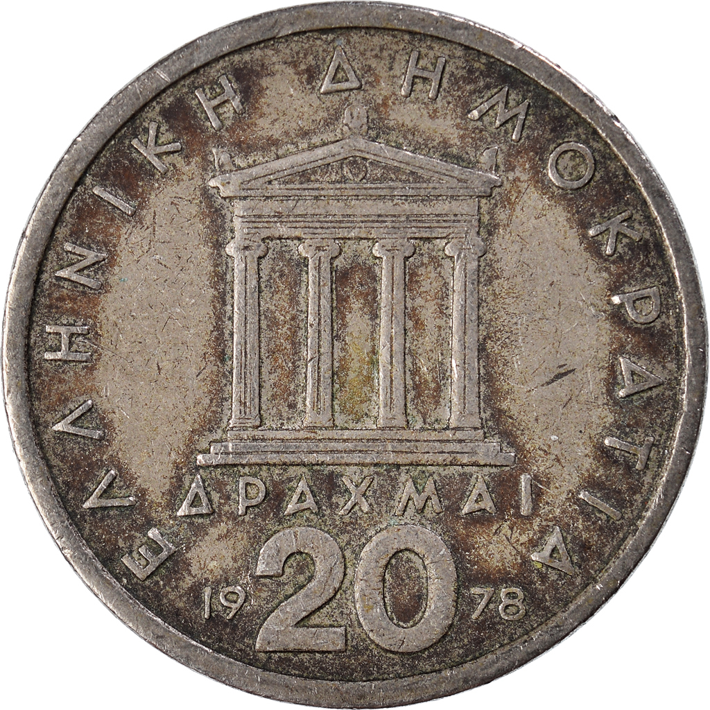 927488] Coin, Greece, 20 Drachmai, 1978 | eBay
