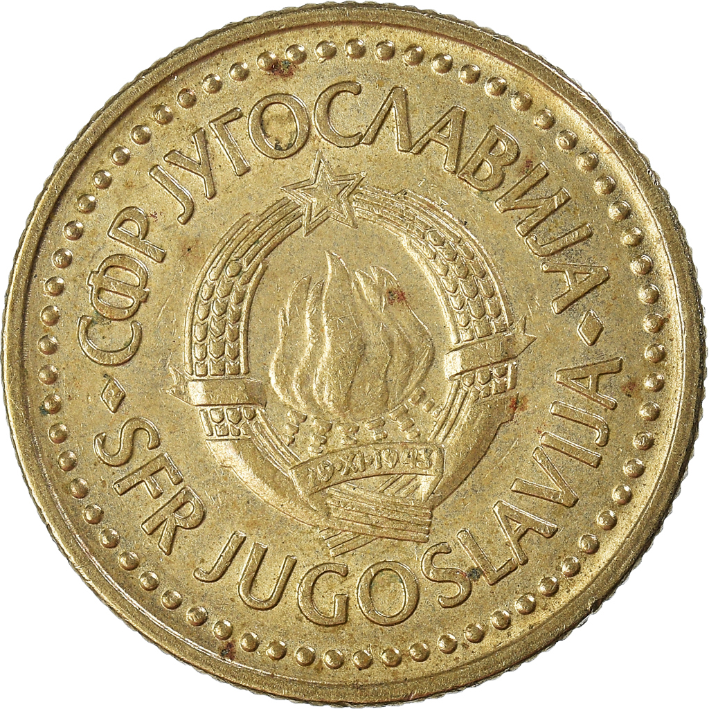 Moneda, Yugoslavia, 2 Dinara, 1984