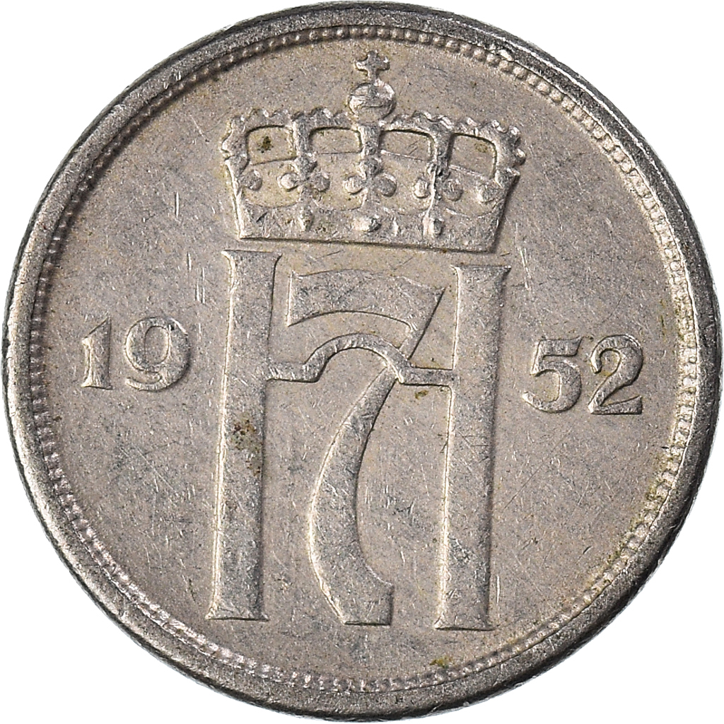 Moneda, Noruega, 10 Öre, 1952
