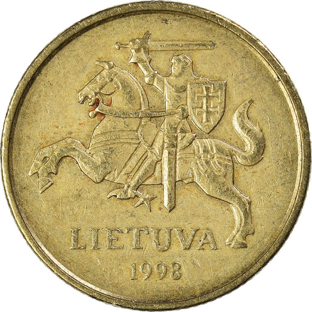 Moneda, Lituania, 20 Centu, 1998