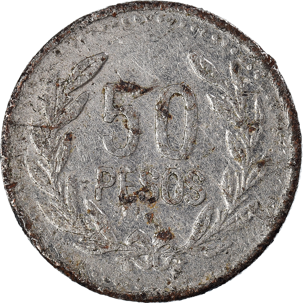 Coin, Colombia, 50 Pesos, 2012