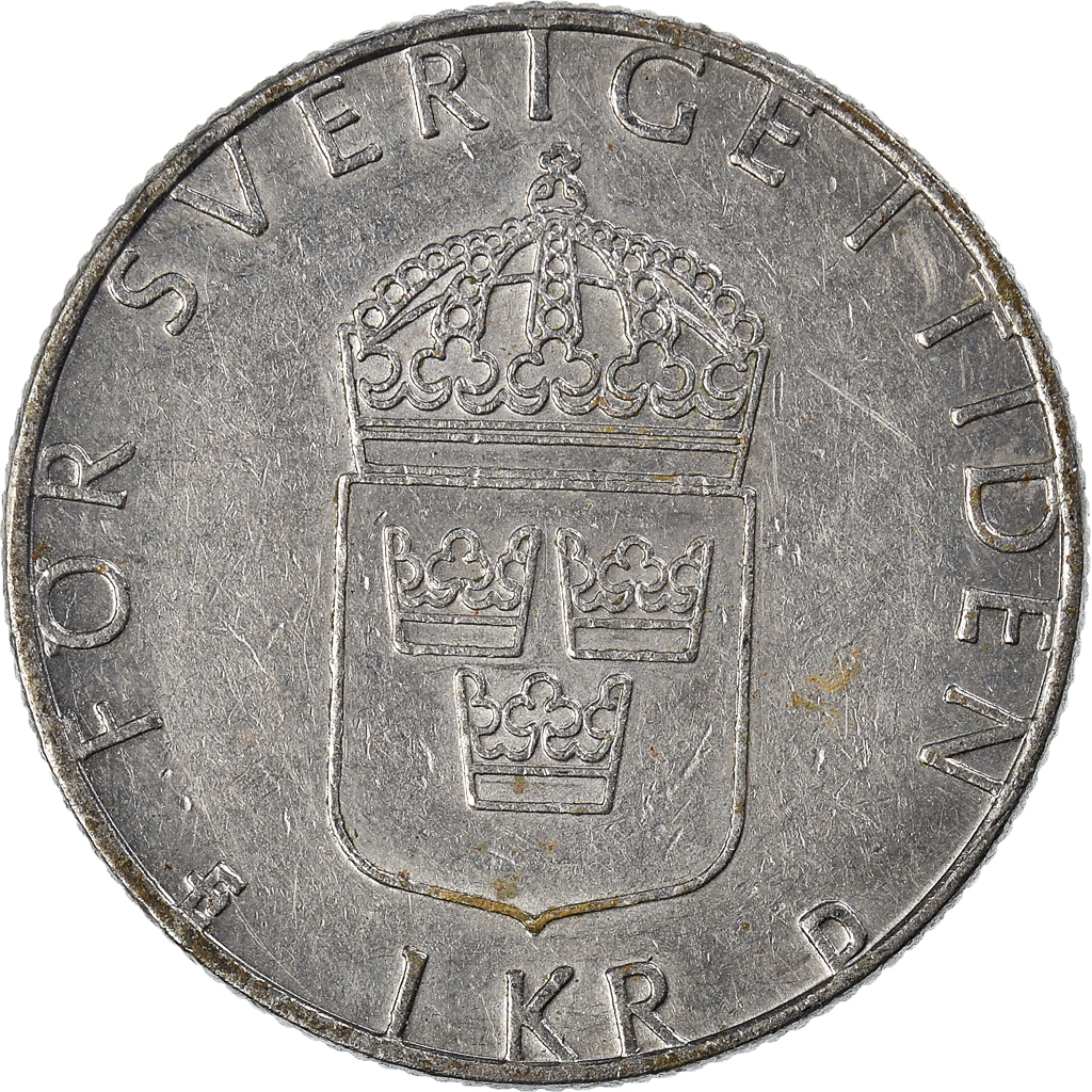 Moneda, Suecia, Krona, 1987
