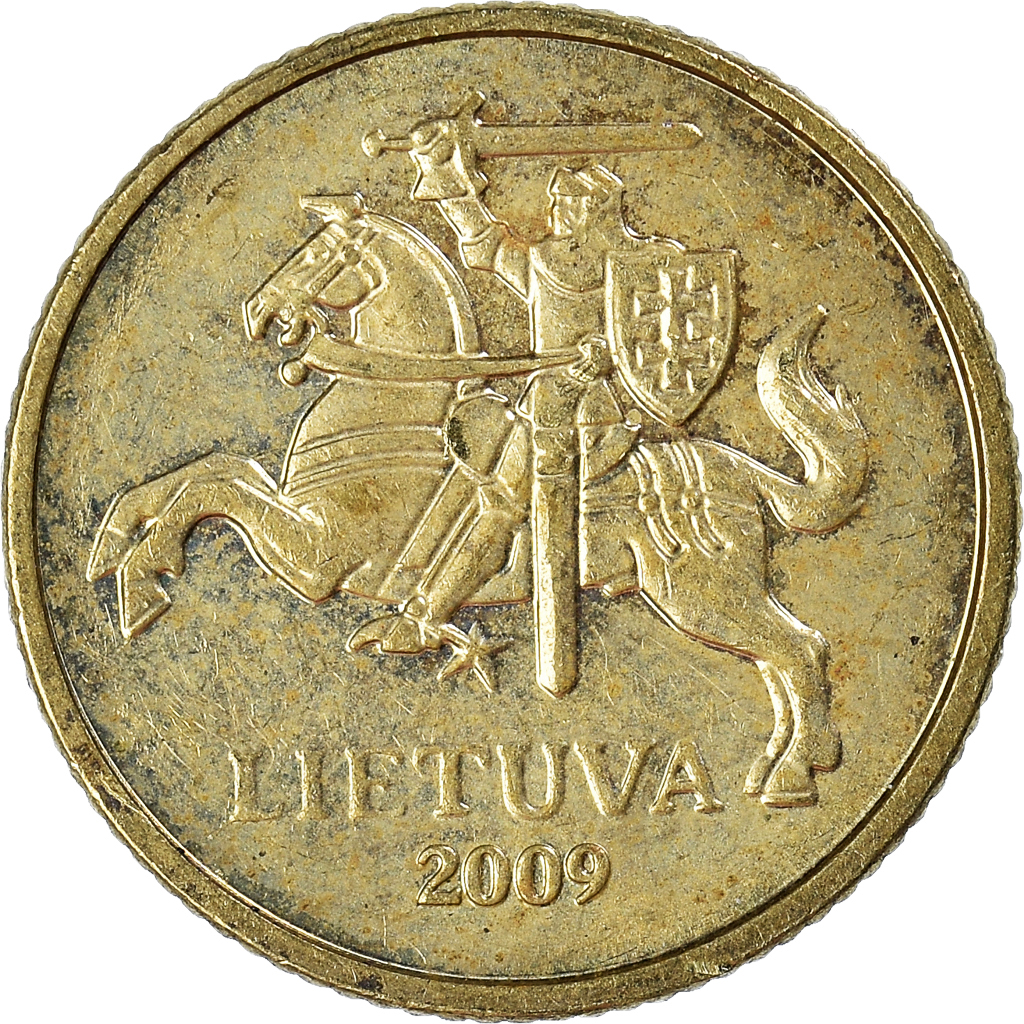 Moneda, Lituania, 10 Centu, 2009