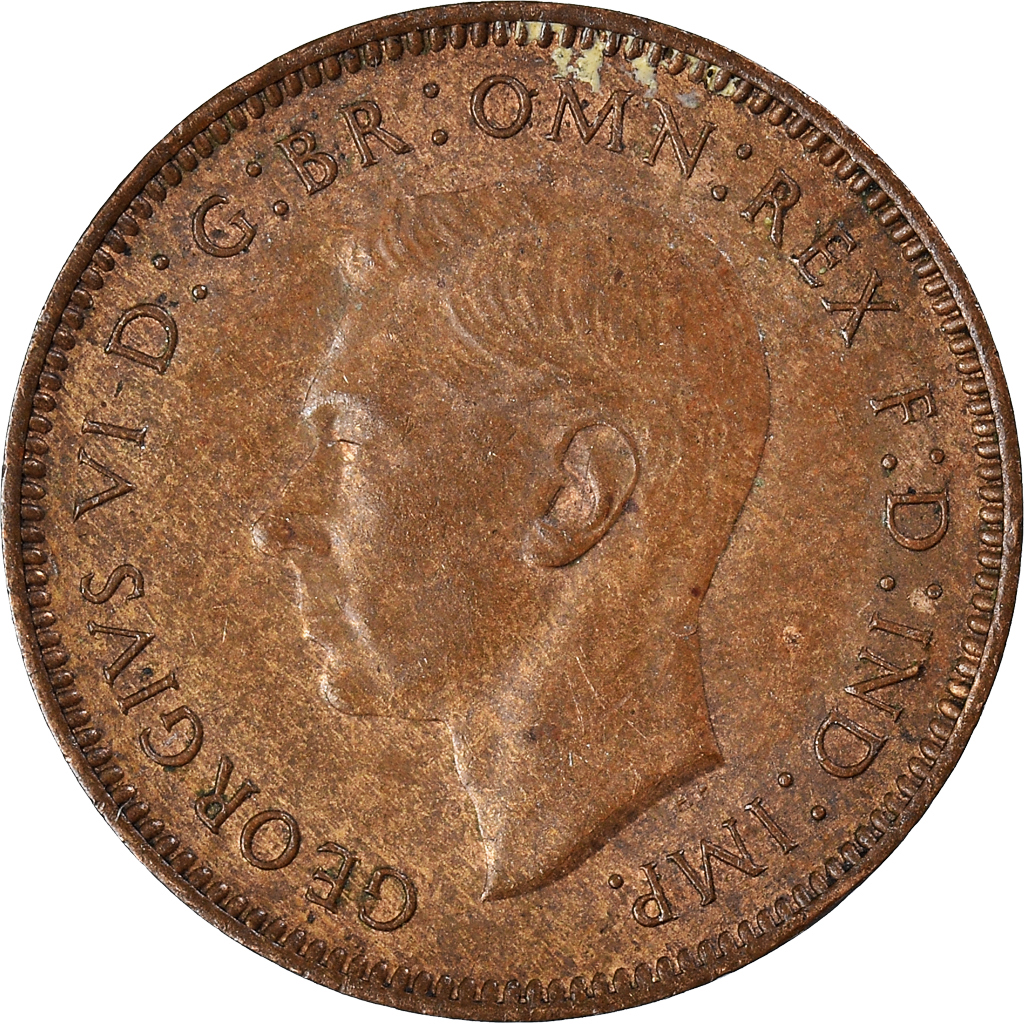 Moneda, Gran Bretaña, Farthing, 1946