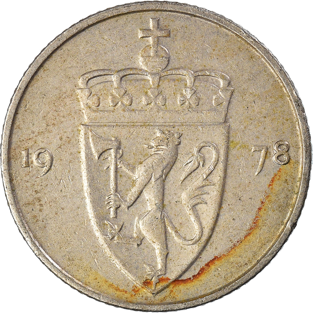 Moneda, Noruega, 50 Öre, 1978