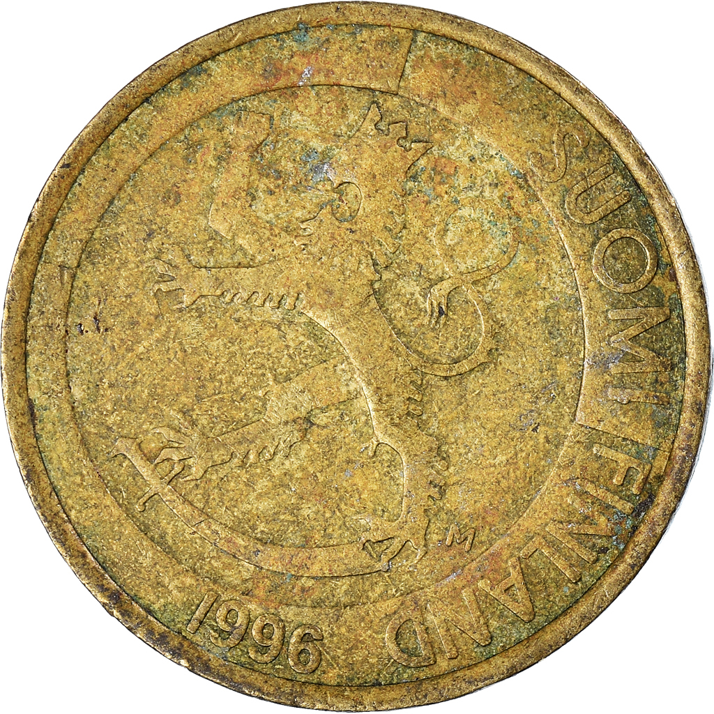 Moneda, Finlandia, Markka, 1996