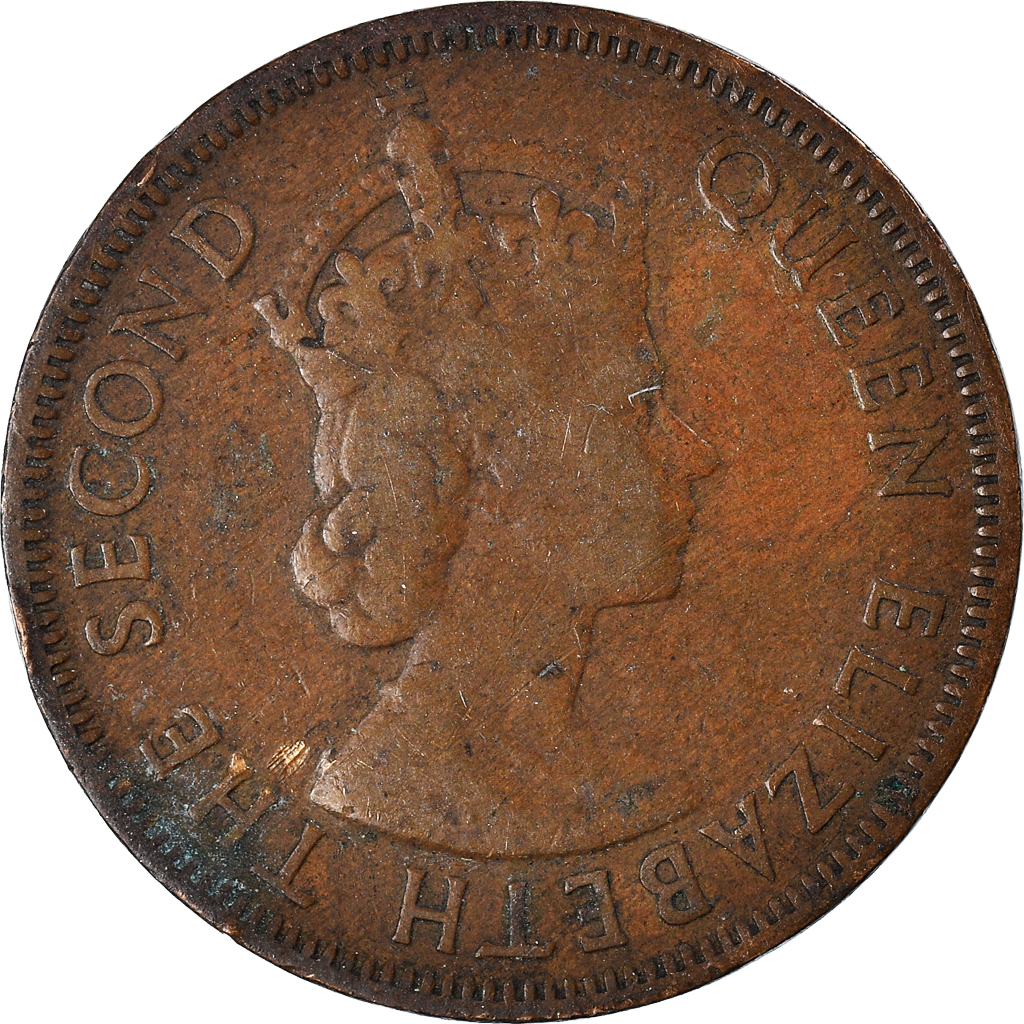 Moneda, Chipre, 5 Mils, 1955