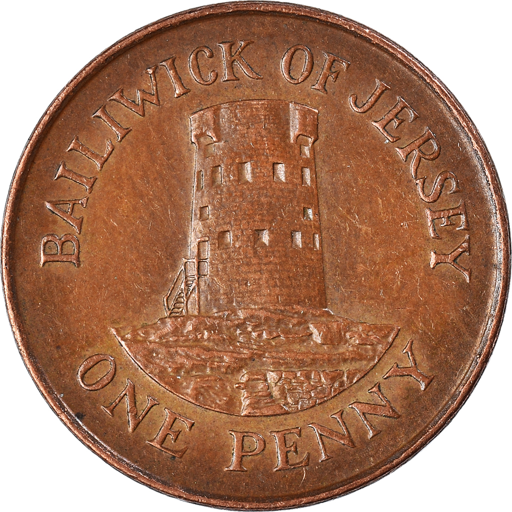 Coin, Jersey, Penny, 1998