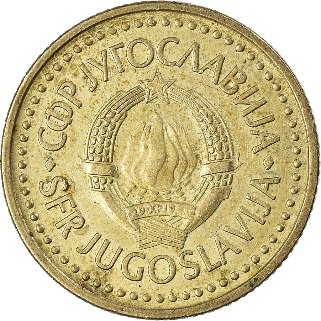 Moneda, Yugoslavia, 2 Dinara, 1985