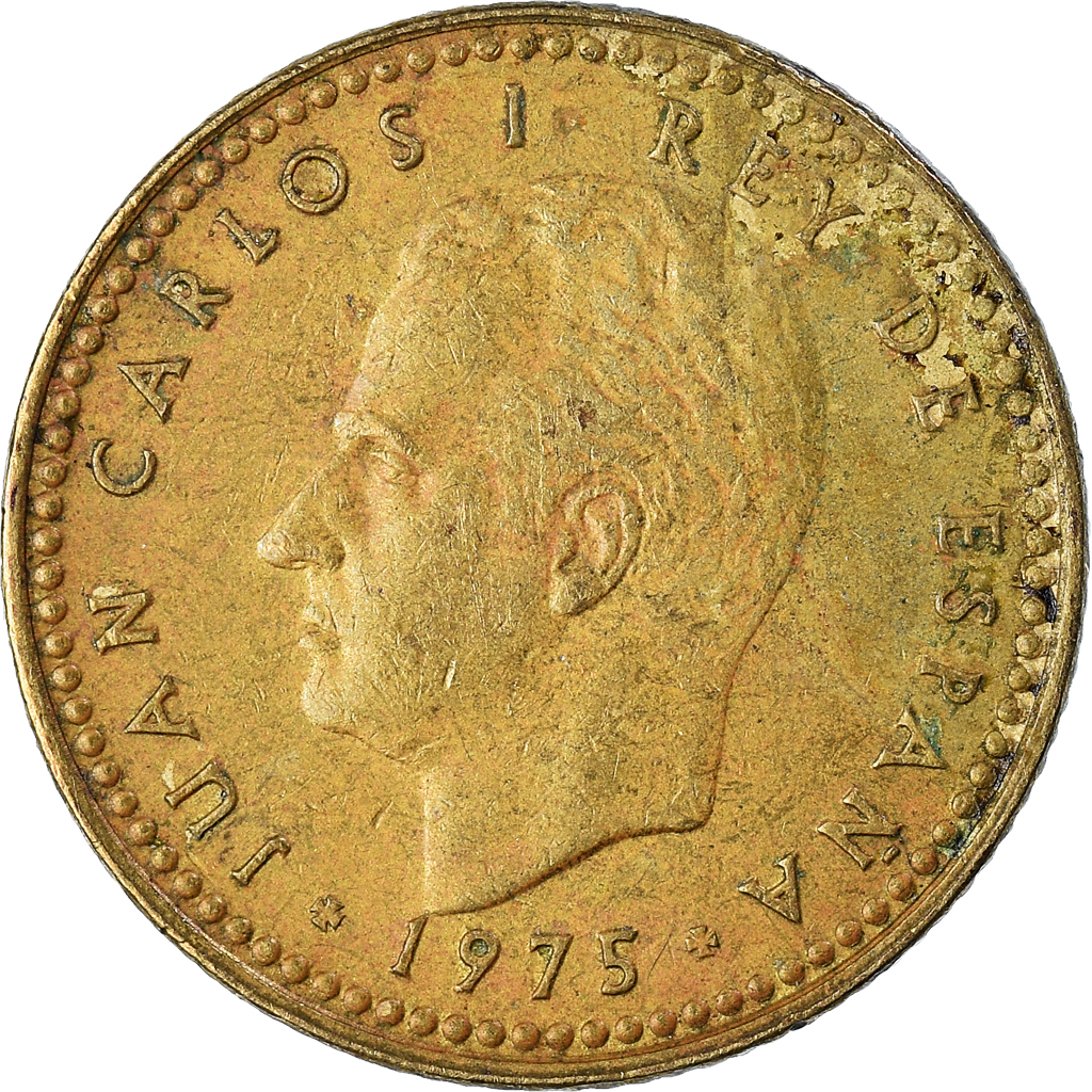 Moneda, España, Peseta, 1975