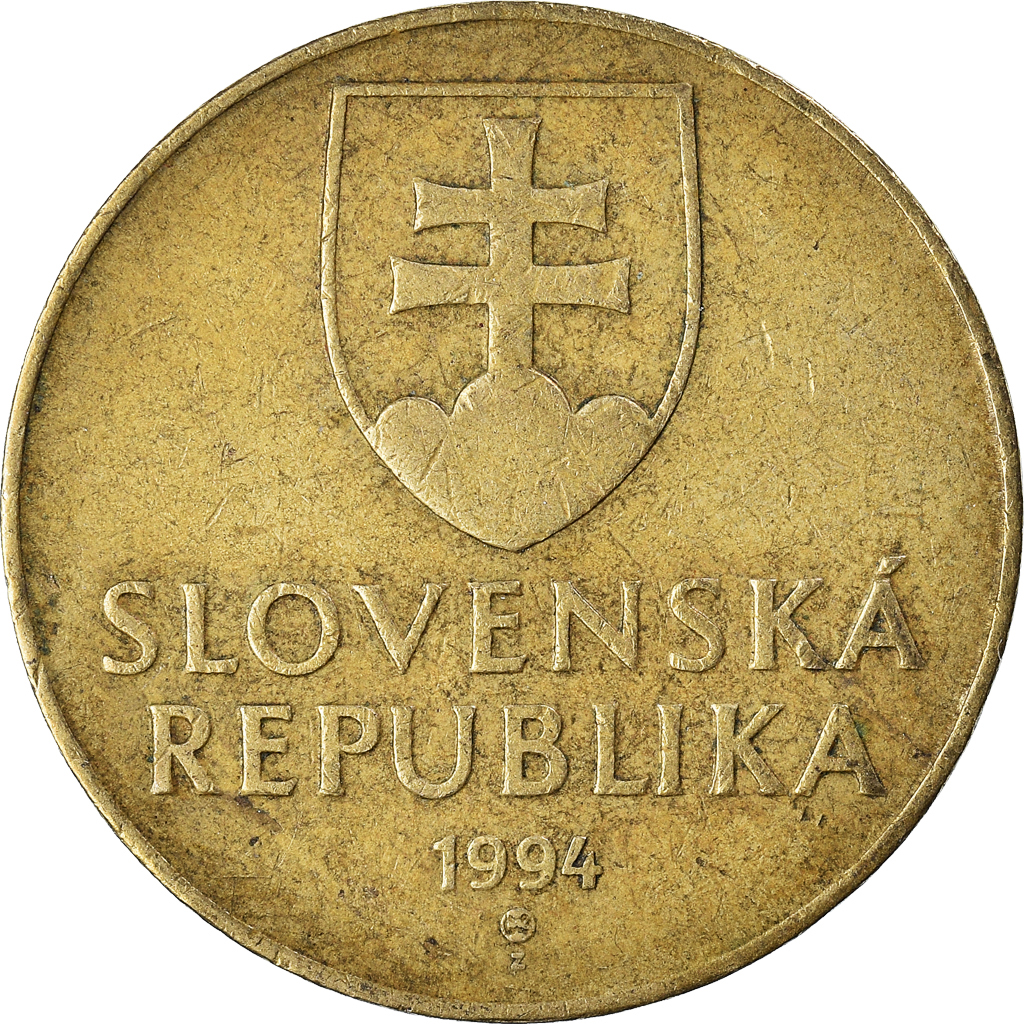Moneda, Eslovaquia, 10 Koruna, 1994