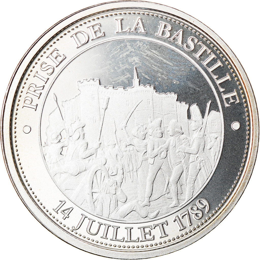 France, Medal, Révolution Française, Prise de la Bastille, History, 