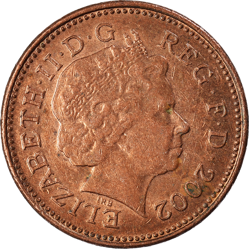 Moneda, Gran Bretaña, Penny, 2002