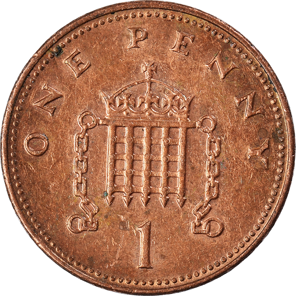 Moneda, Gran Bretaña, Penny, 2002