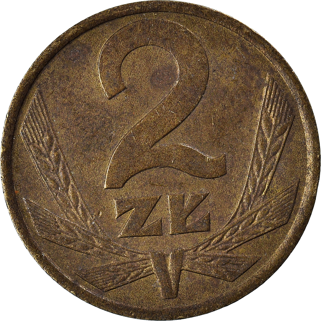 Coin, Poland, 2 Zlote, 1988