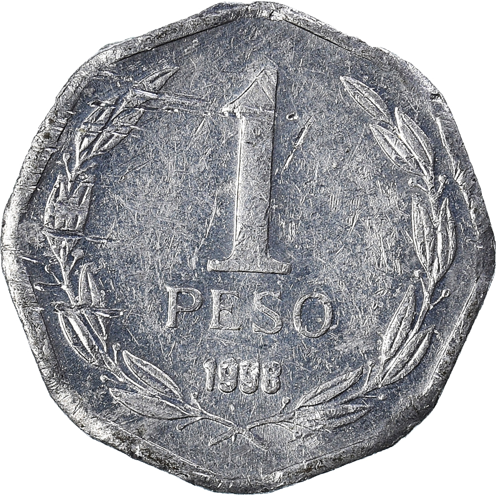 Moneda, Chile, Peso, 1998