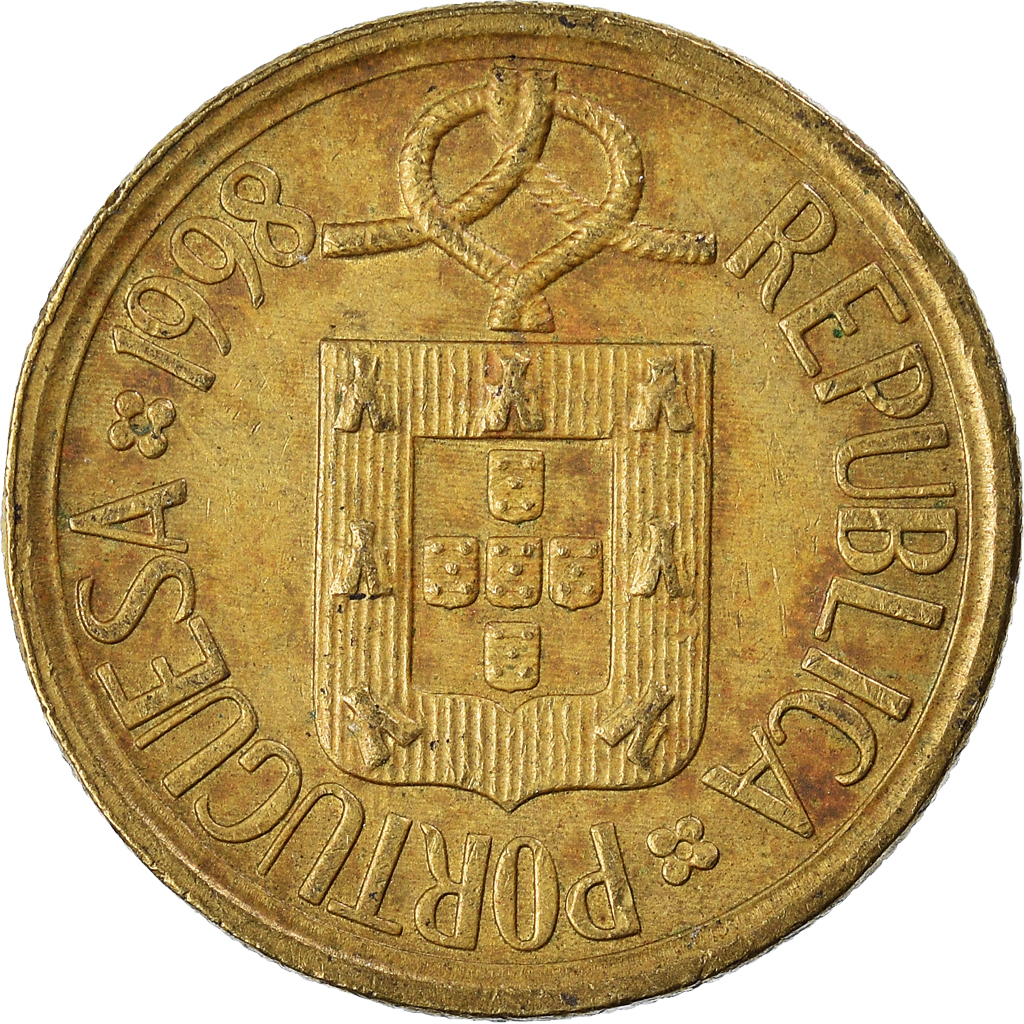 Moneda, Portugal, 5 Escudos, 1998