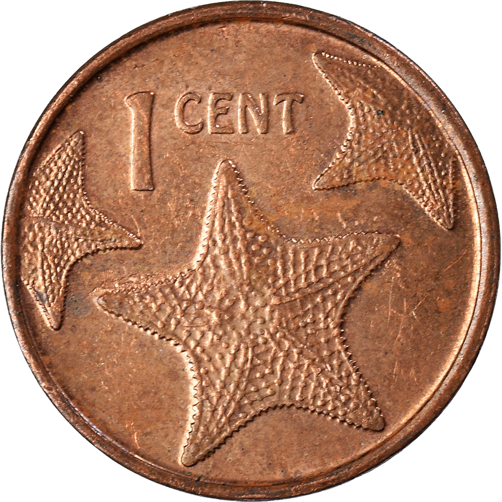 Coin, Bahamas, Cent, 2014