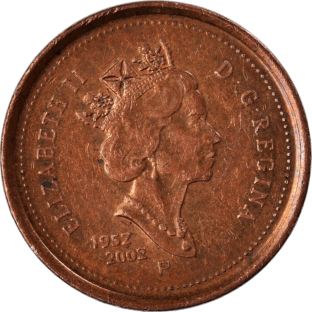 Moneda, Canadá, Cent, 2002