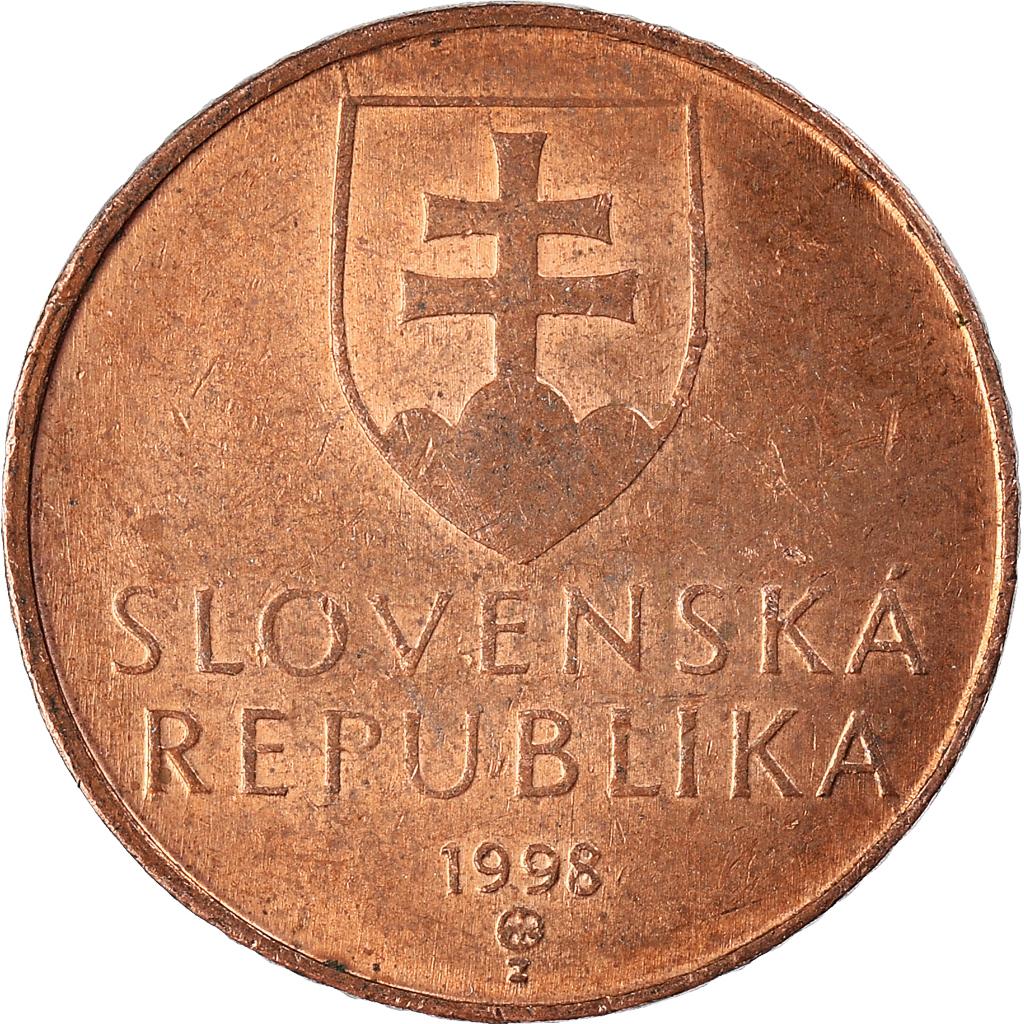 Moneda, Eslovaquia, 50 Halierov, 1998
