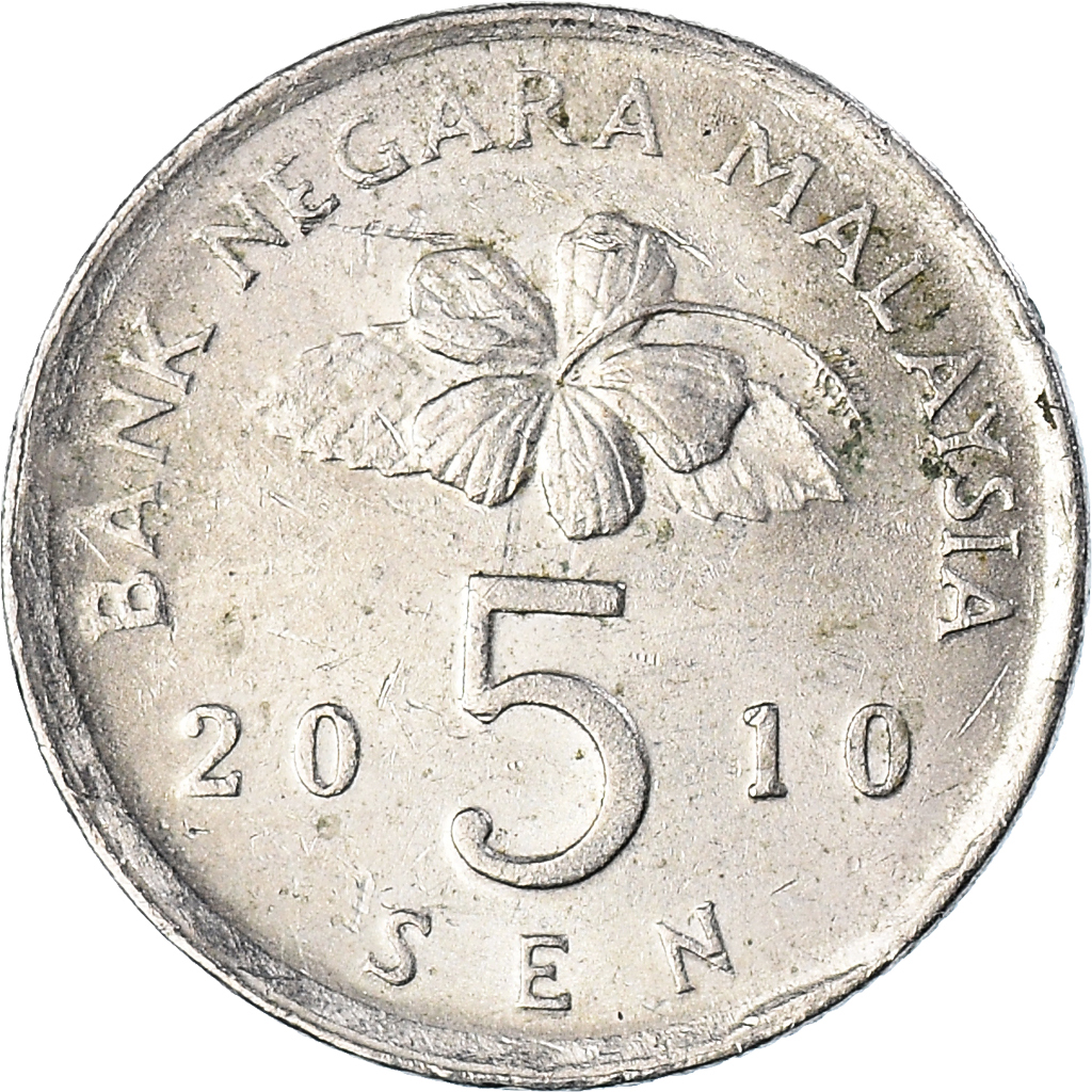Moneda, Malasia, 5 Sen, 2010