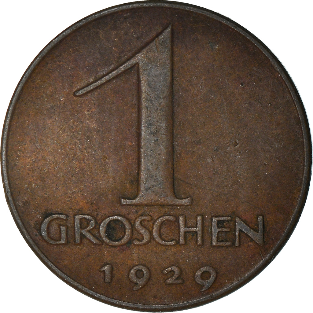 Coin, Austria, Groschen, 1929, , Bronze, KM:2836