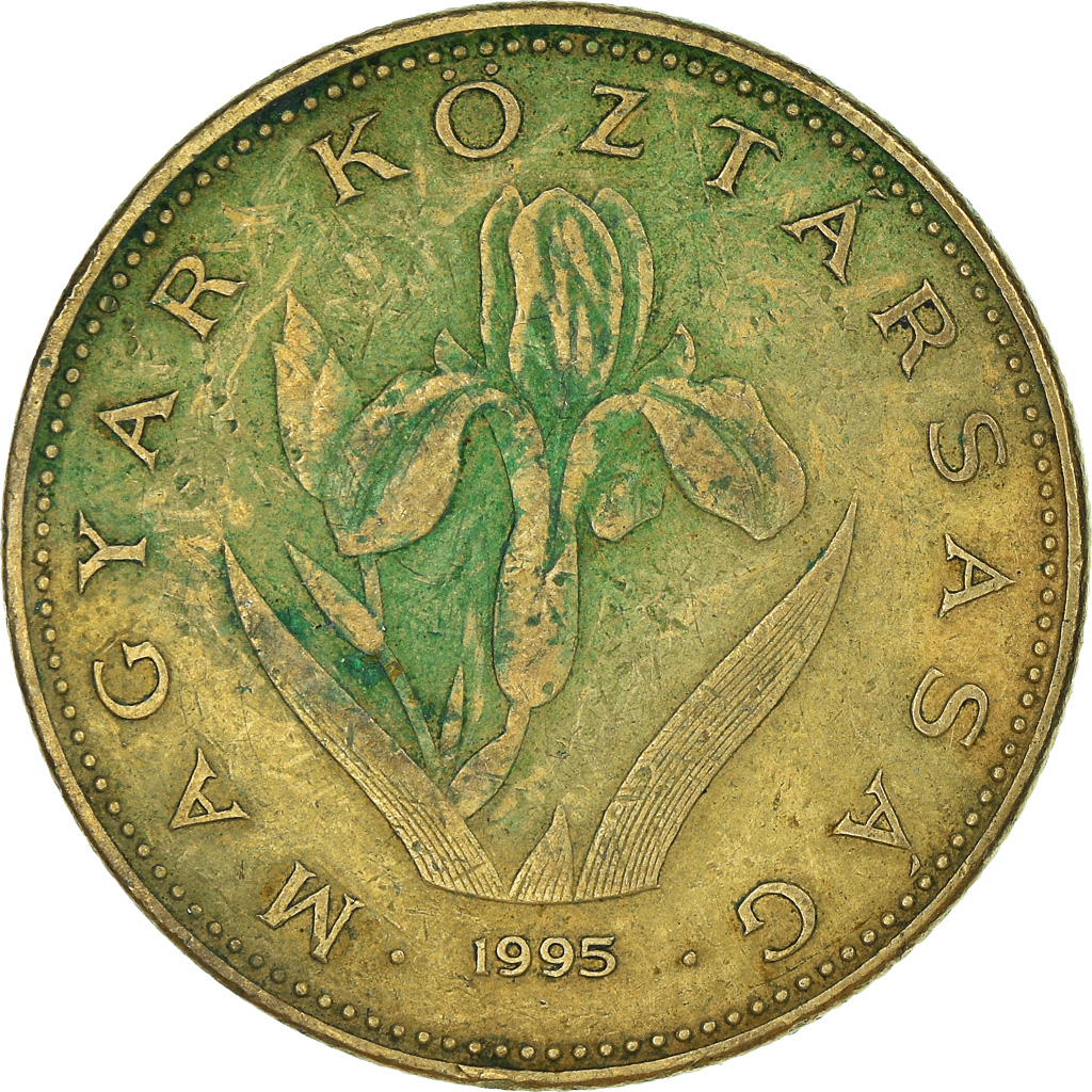 Moneda, Hungría, 20 Forint, 1995
