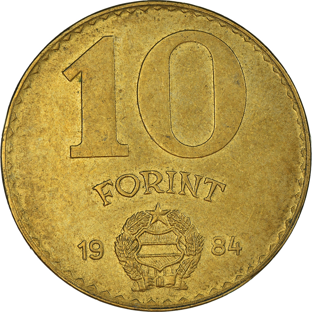 Moneda, Hungría, 10 Forint