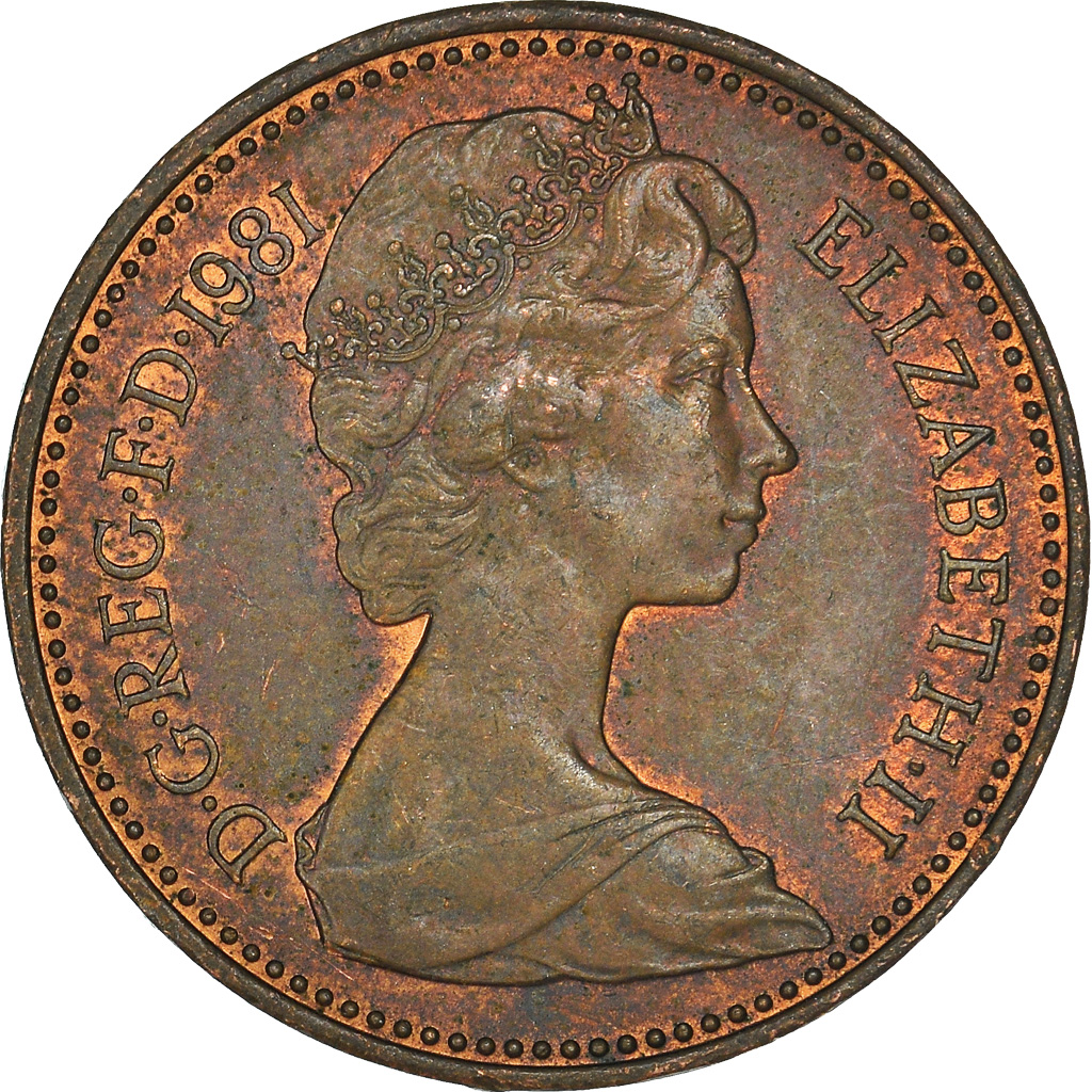 Moneda, Gran Bretaña, New Penny, 1981