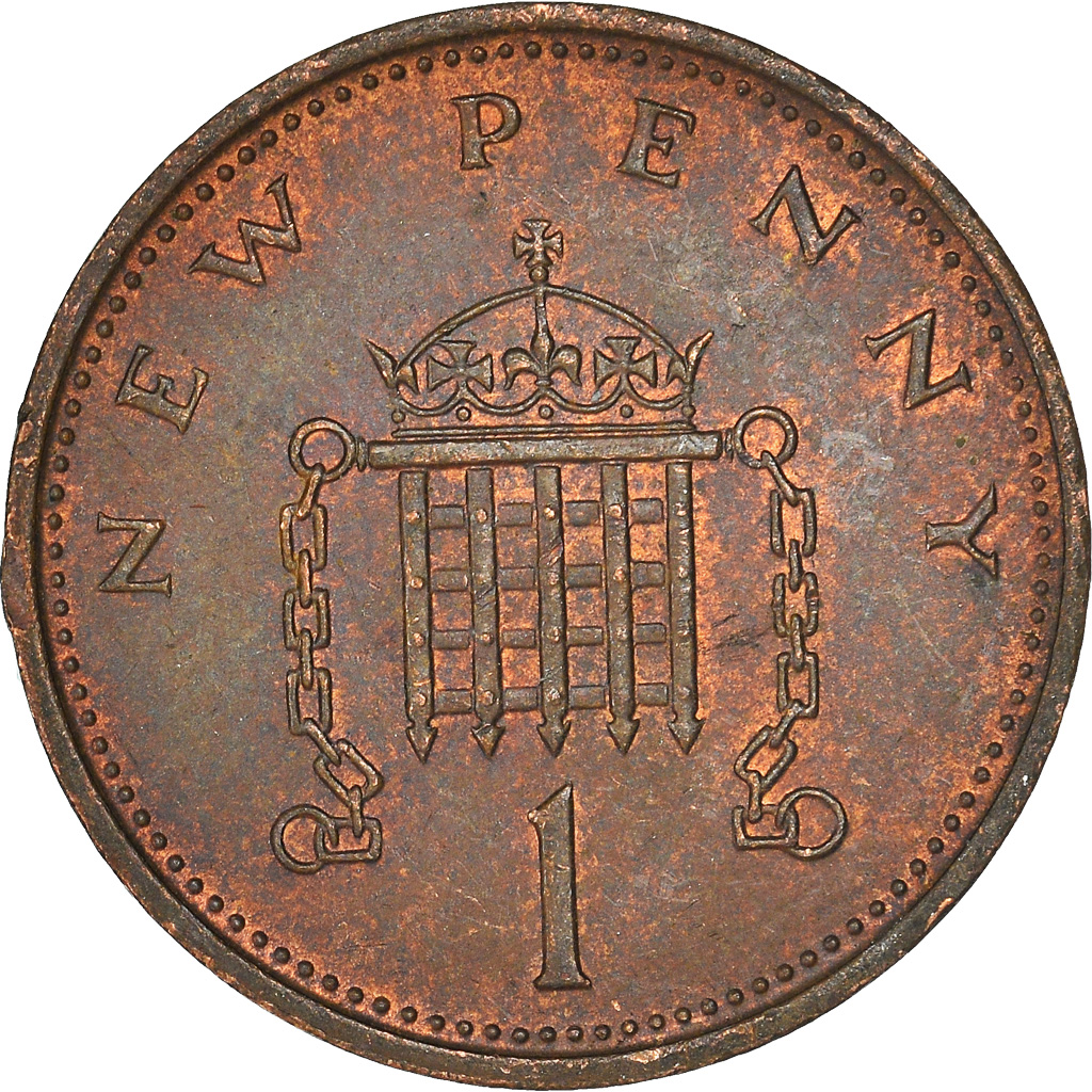 Moneda, Gran Bretaña, New Penny, 1981