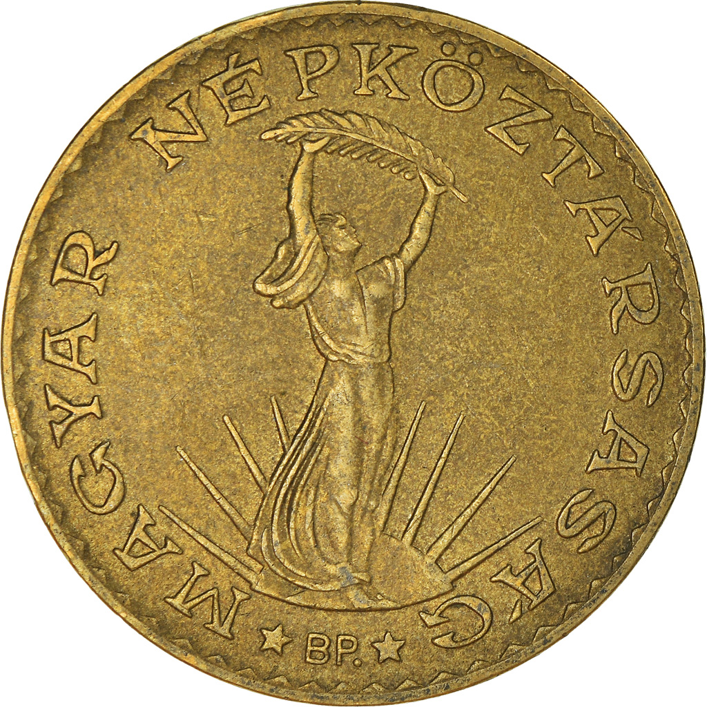 Moneda, Hungría, 10 Forint, 1989