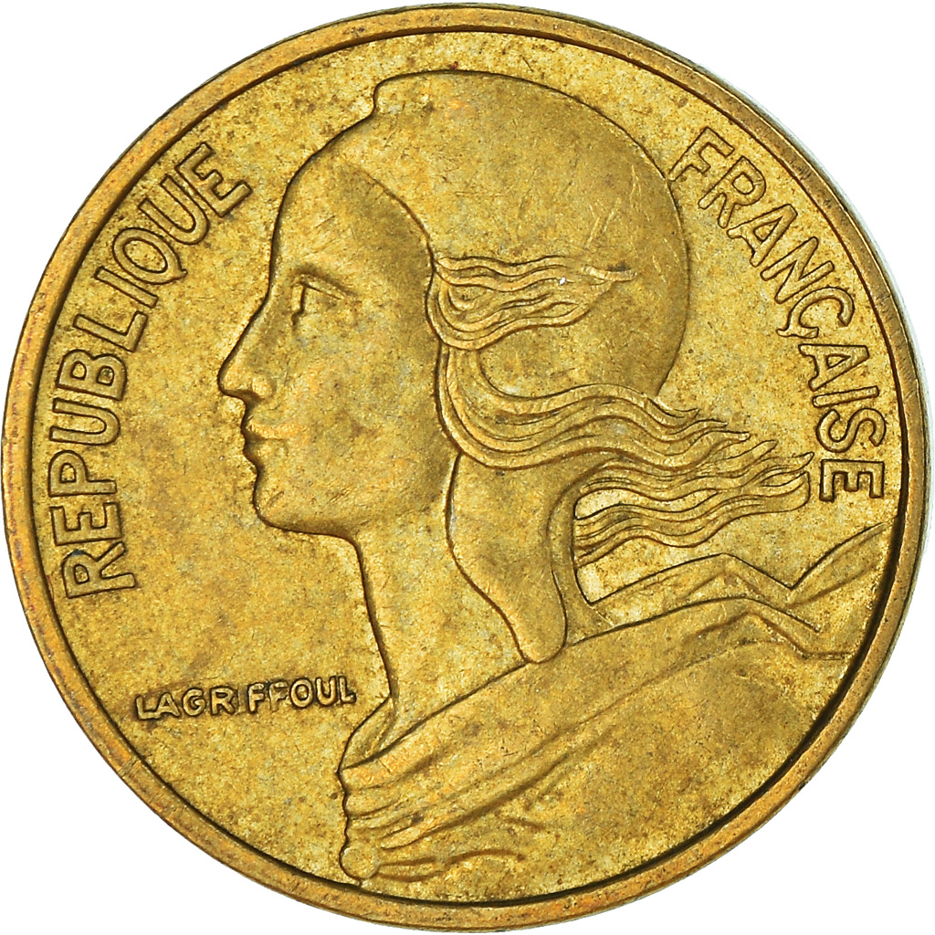 Moneda, Francia, 5 Centimes, 1980