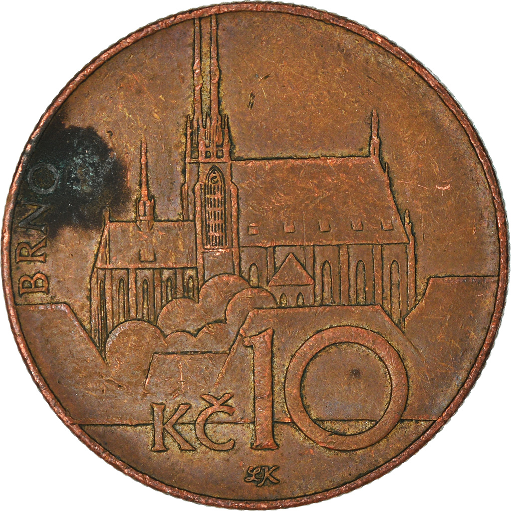 Moneda, República Checa, 10 Korun, 2003