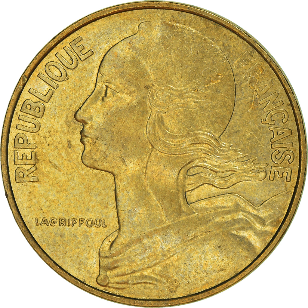 Moneda, Francia, 10 Centimes, 1983