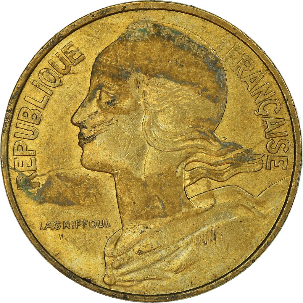 Moneda, Francia, 10 Centimes, 1978