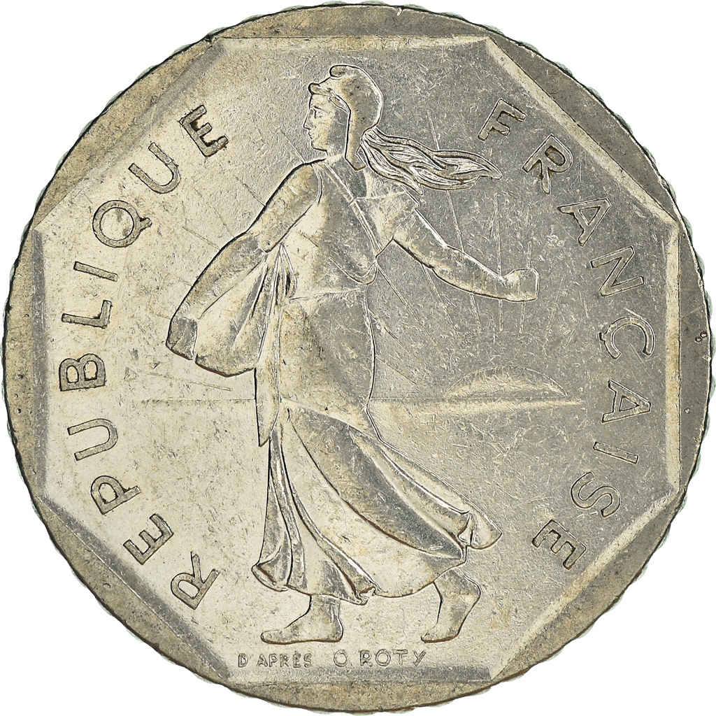 Moneda, Francia, 2 Francs, 1980