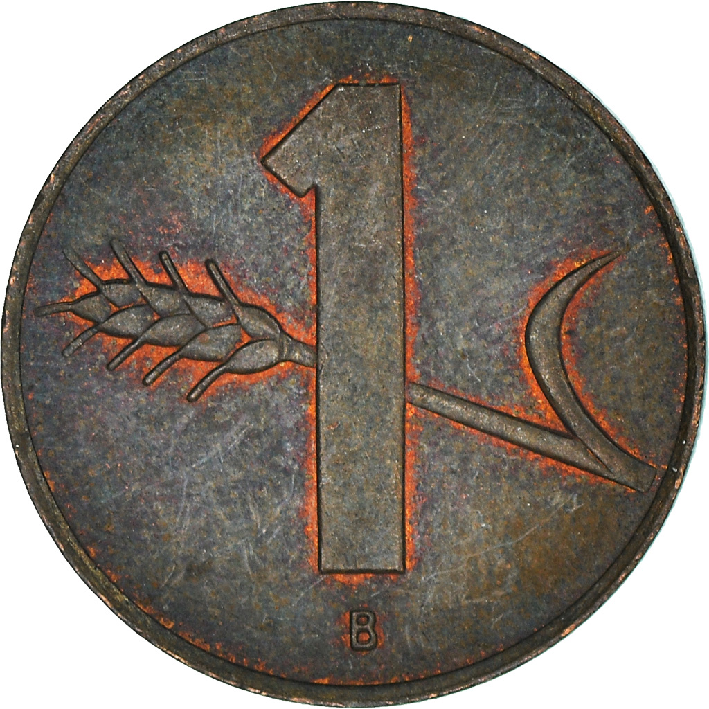 Moneda, Suiza, Rappen, 1966