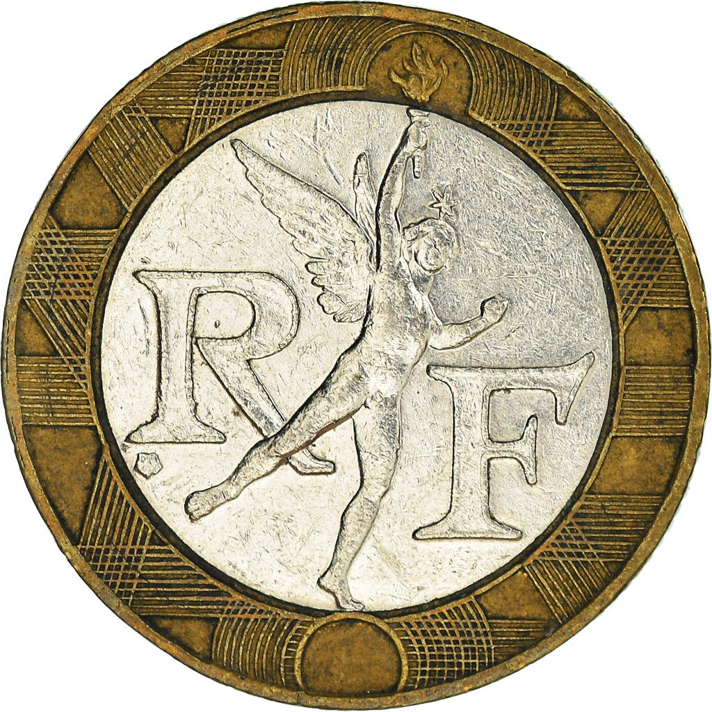 Moneda, Francia, 10 Francs, 1990