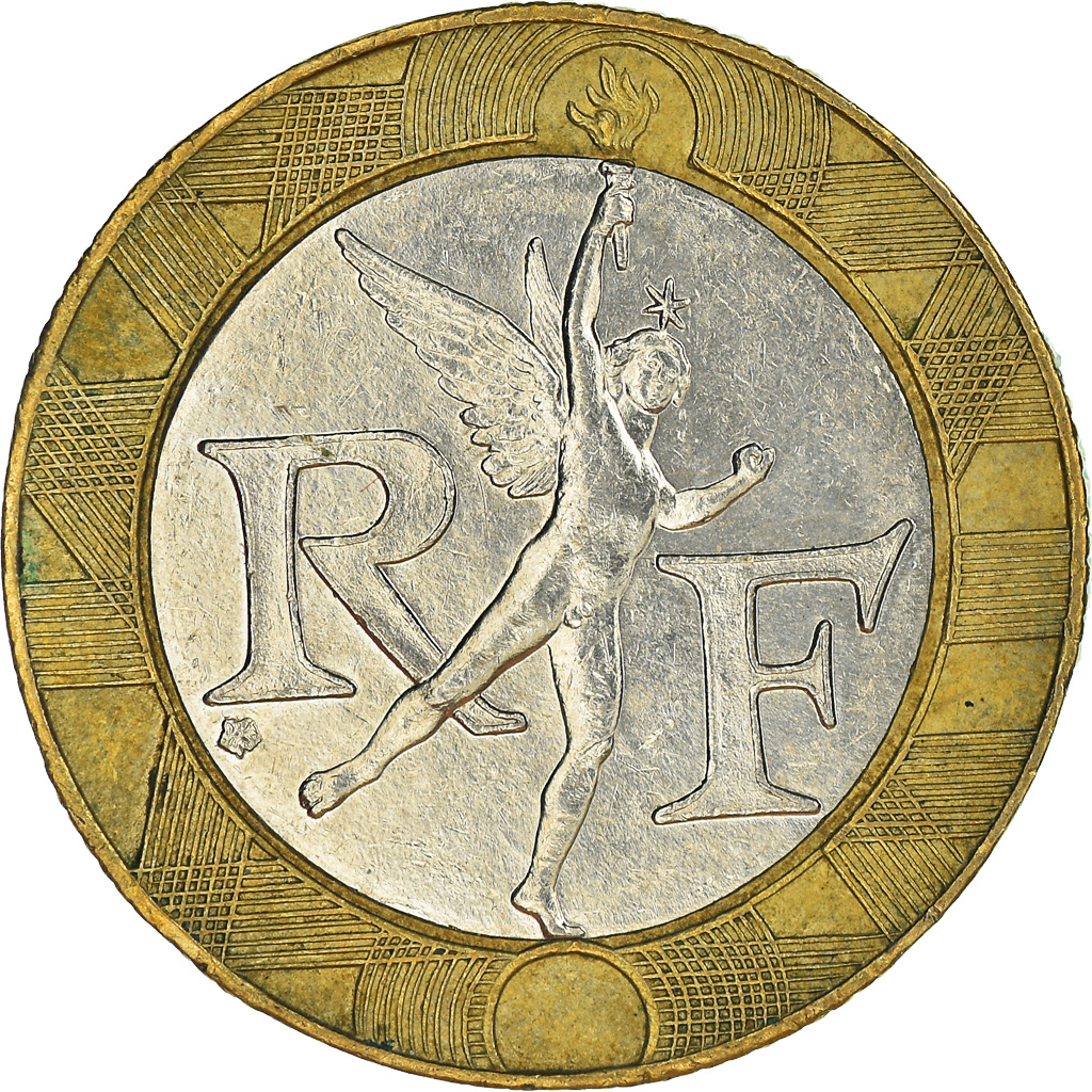 Moneda, Francia, 10 Francs, 1992