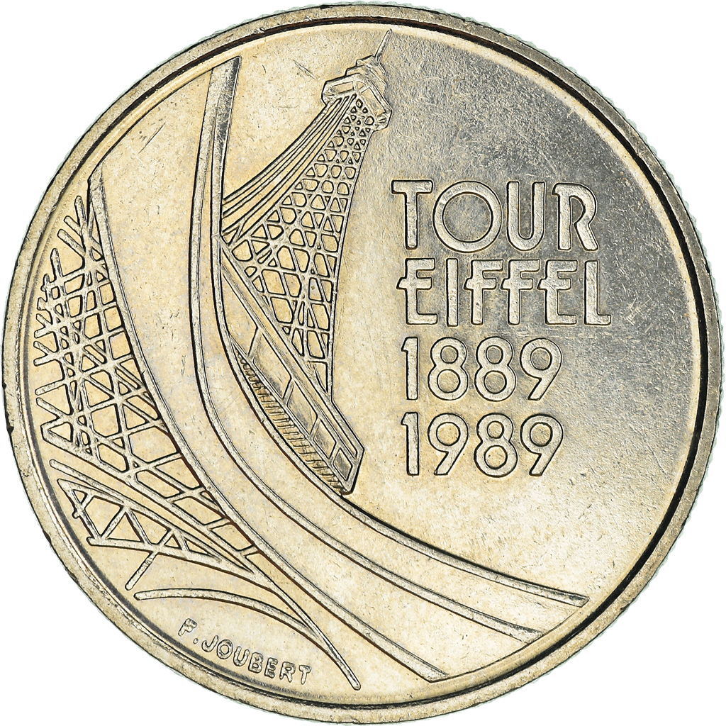 Moneda, Francia, 5 Francs, 1989
