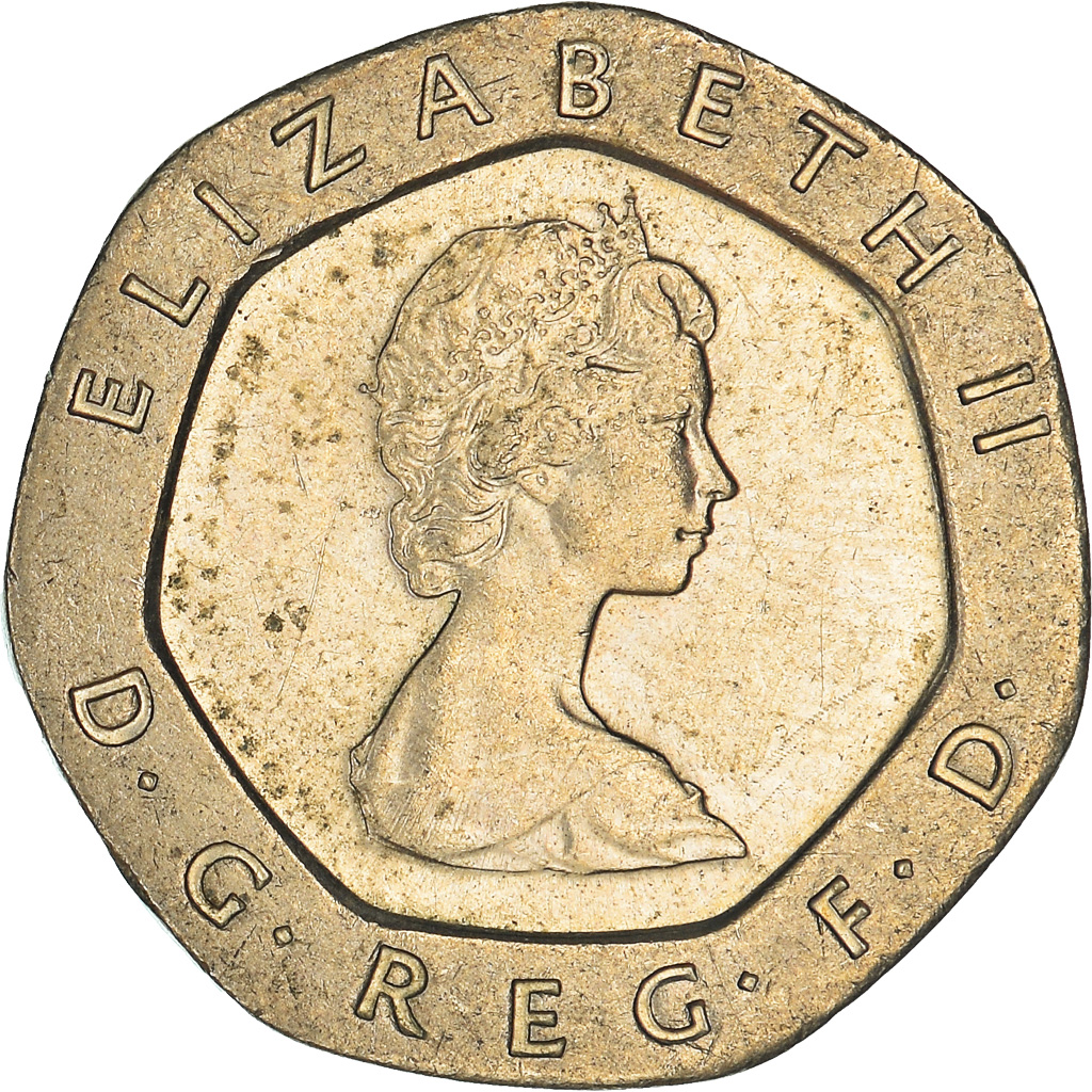 Moneda, Gran Bretaña, 20 Pence, 1982