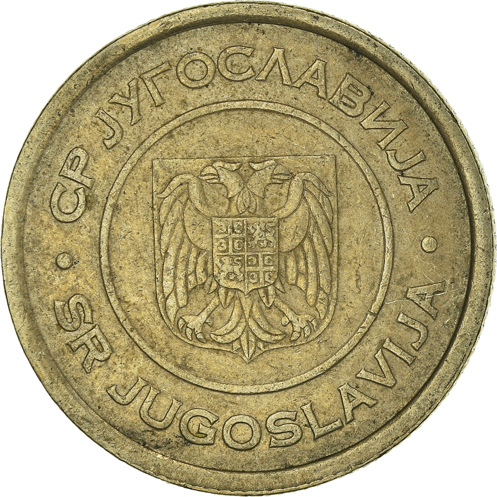 Moneda, Yugoslavia, 5 Dinara, 2000