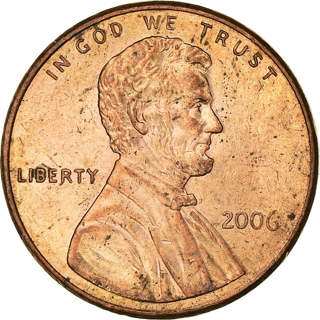 Moneda, Estados Unidos, Cent, 2006