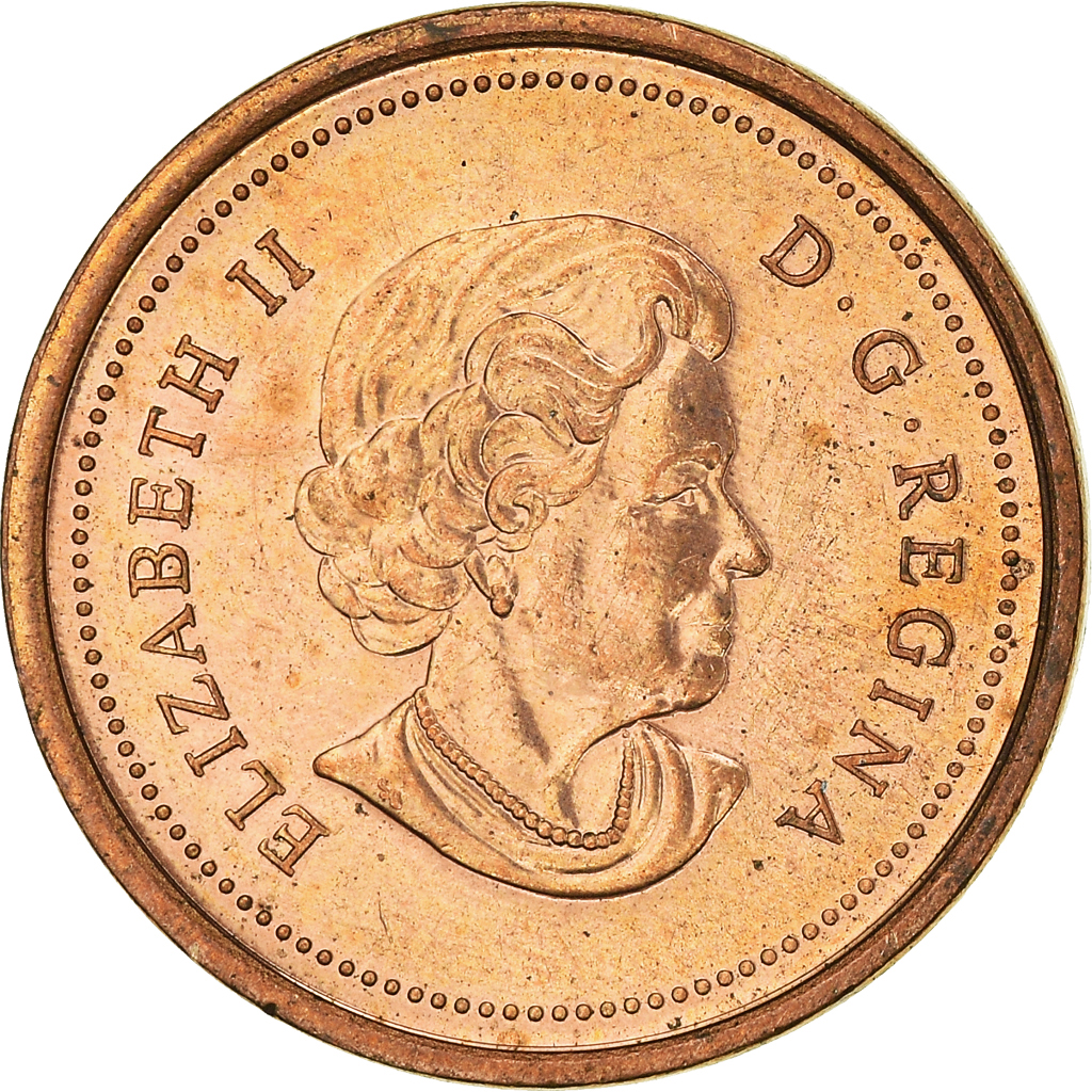Moneda, Canadá, Cent, 2004