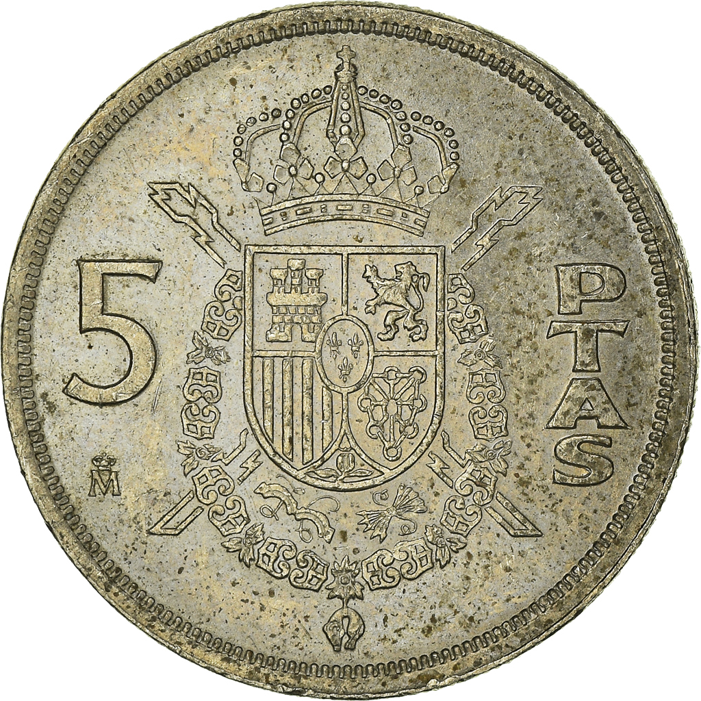 Moneda, España, 5 Pesetas, 1983